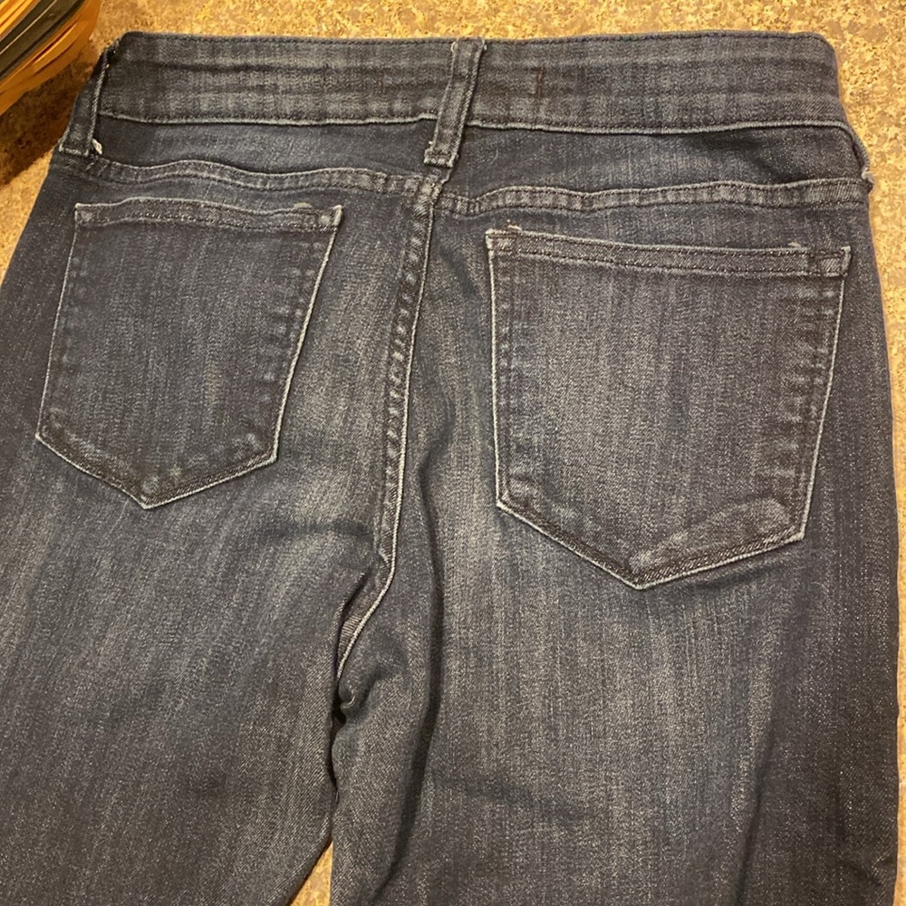 Banana Republic Flare Dark Denim Blue Jeans Limited Edition 28/6 - Picture 8 of 15